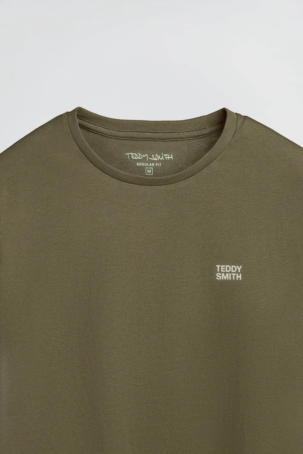 Teddy Smith The Tee 1 MC t-shirt dusty kaki
