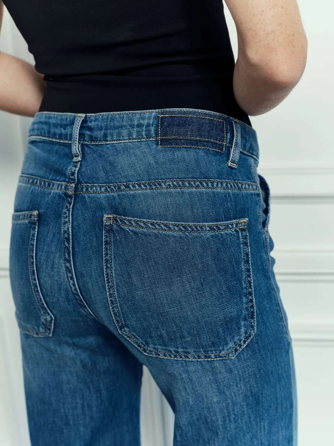 acquaverde Gatsby jeans Worn svasato
