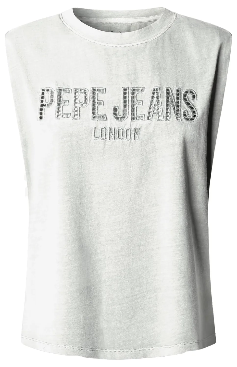 Pepe Jeans Mirari canotta donna bianca con logo