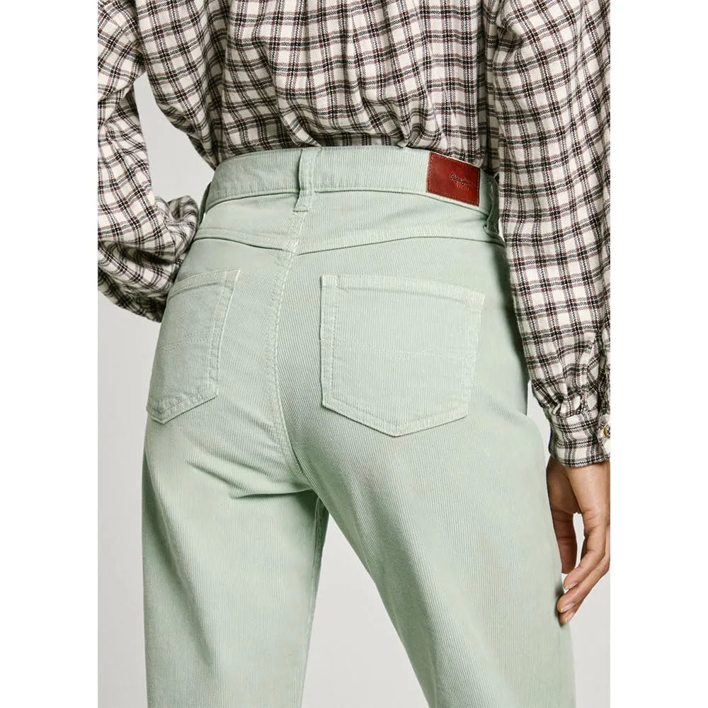 Pepe Jeans Willa pantaloni donna 34W/30L verde flare