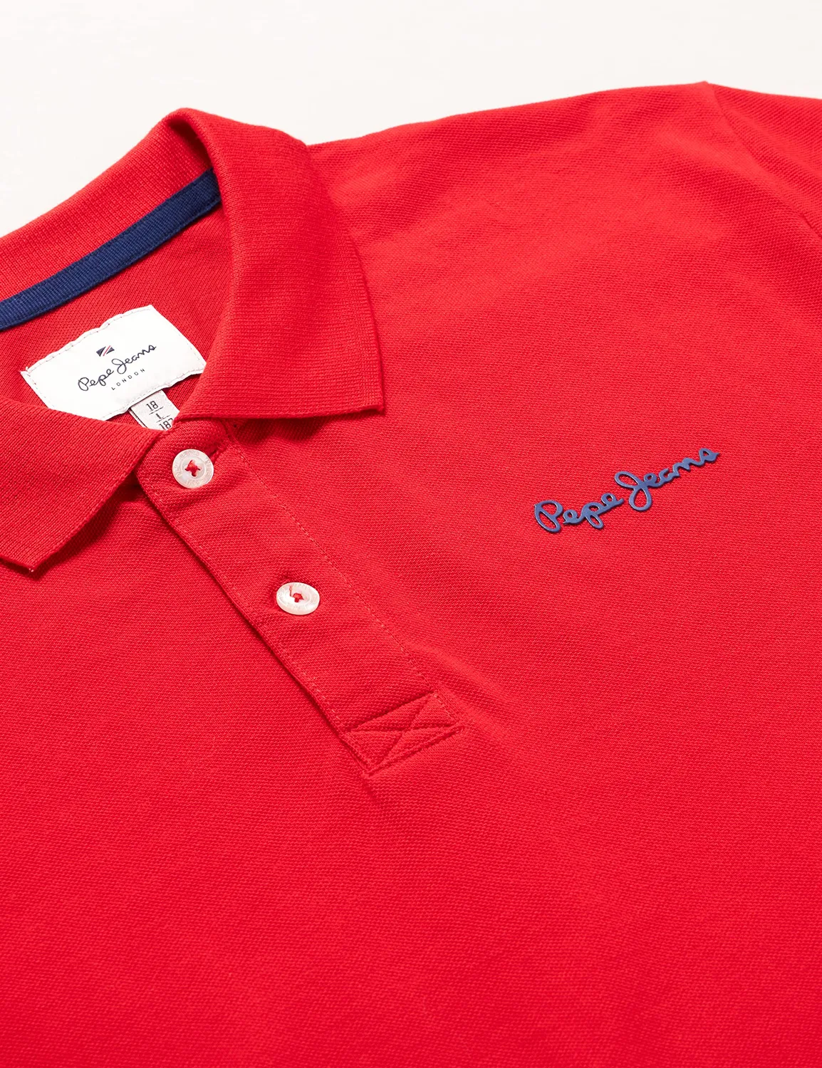 Pepe Jeans Thor Jr polo bambino ragazzo logo ricamato