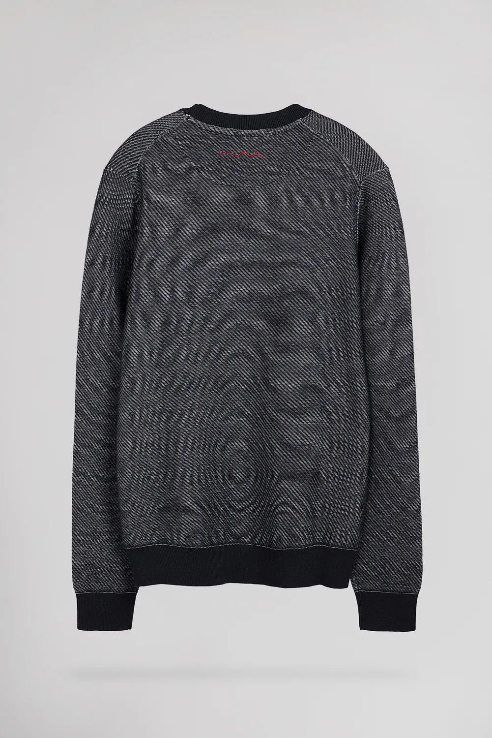Teddy Smith P-Milan 2 maglione girocollo blu navy cotone