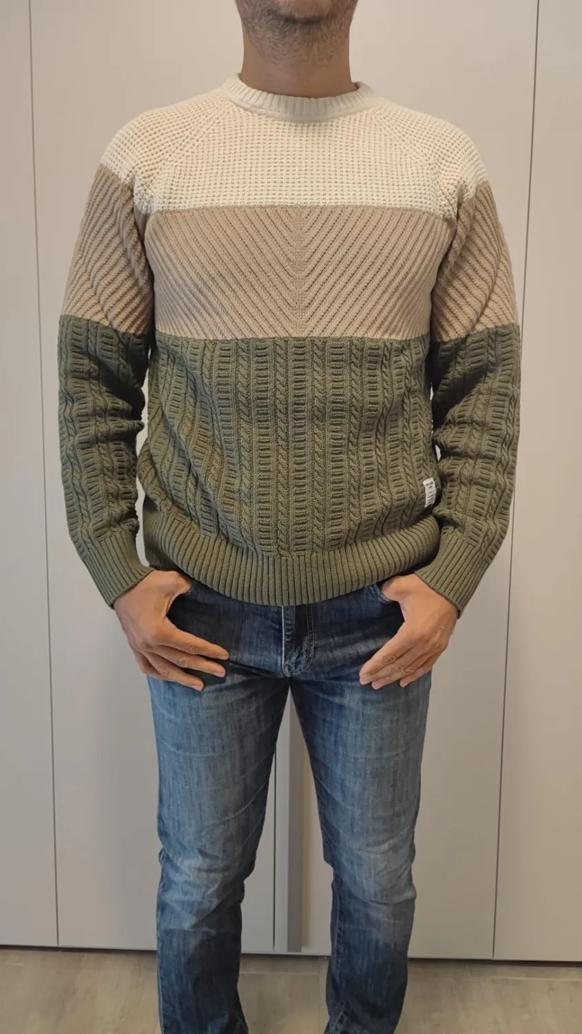 Pepe Jeans Cody Maglione Uomo M Color Block