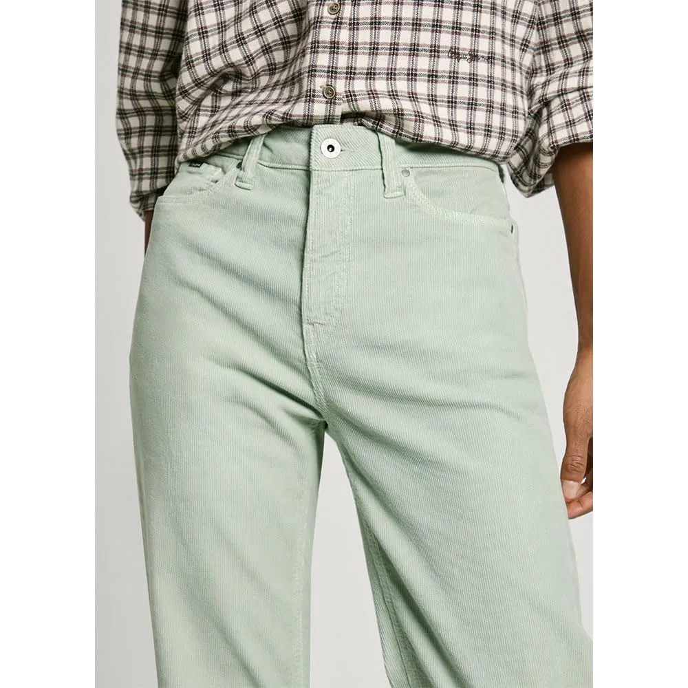 Pepe Jeans Willa pantaloni donna 34W/30L verde flare