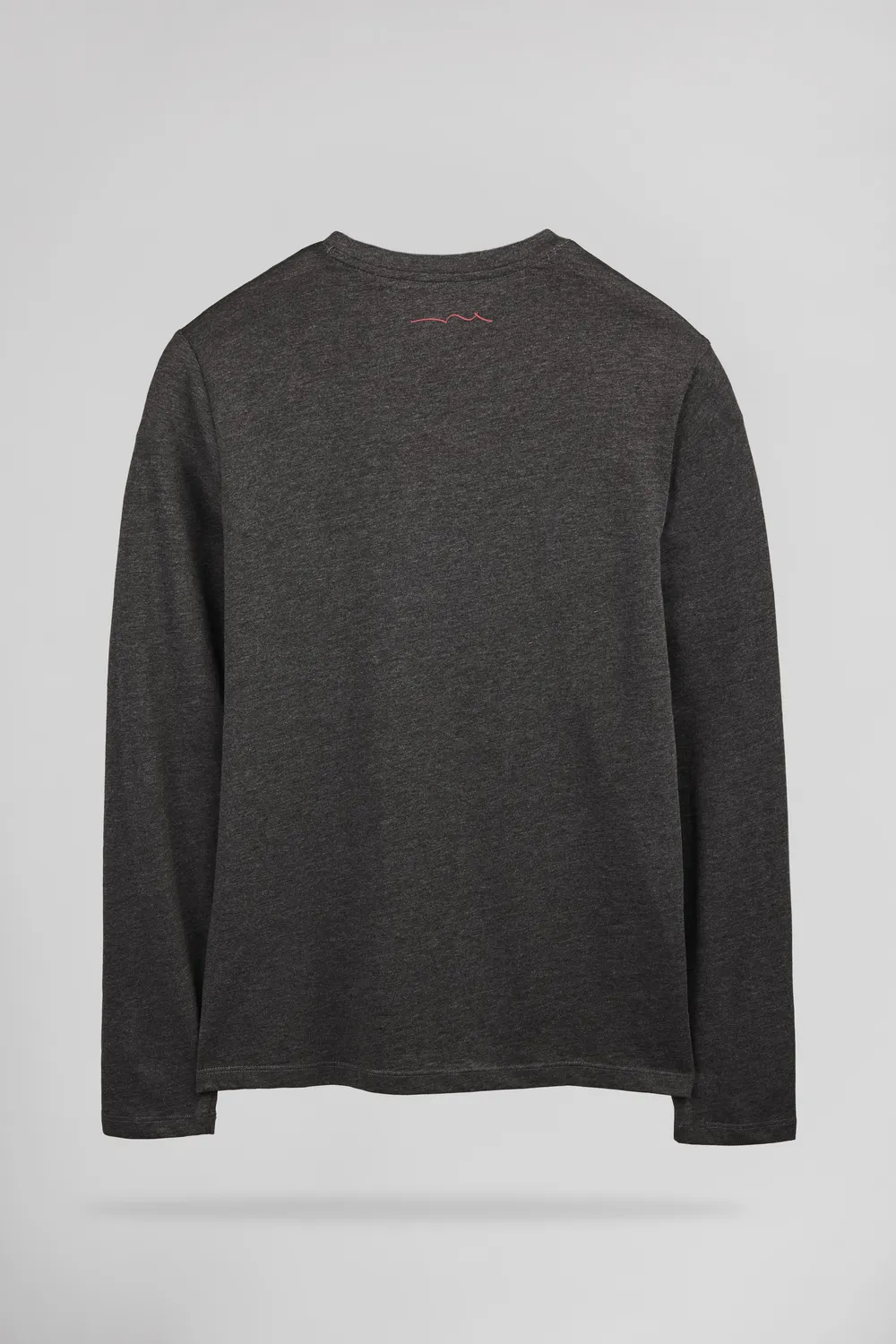 Teddy Smith The Tee 2 ML maglietta maniche lunghe grigio chiné
