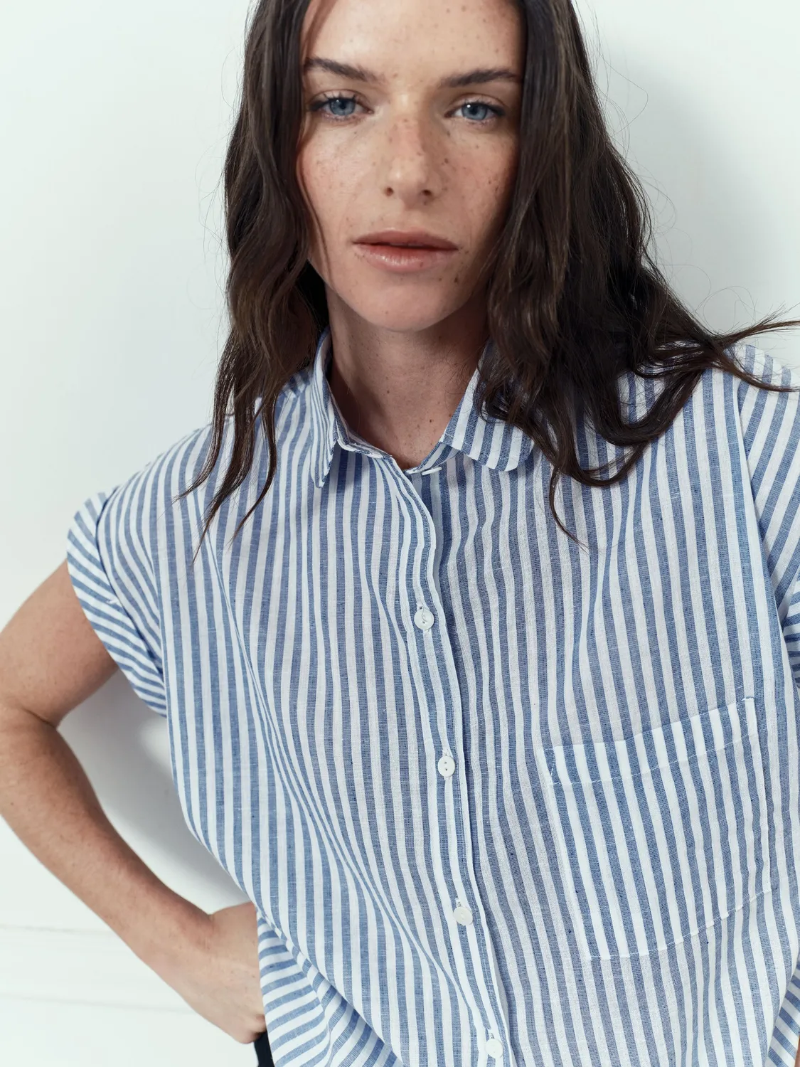 acquaverde Gaelle Transat camicia donna righe cotone