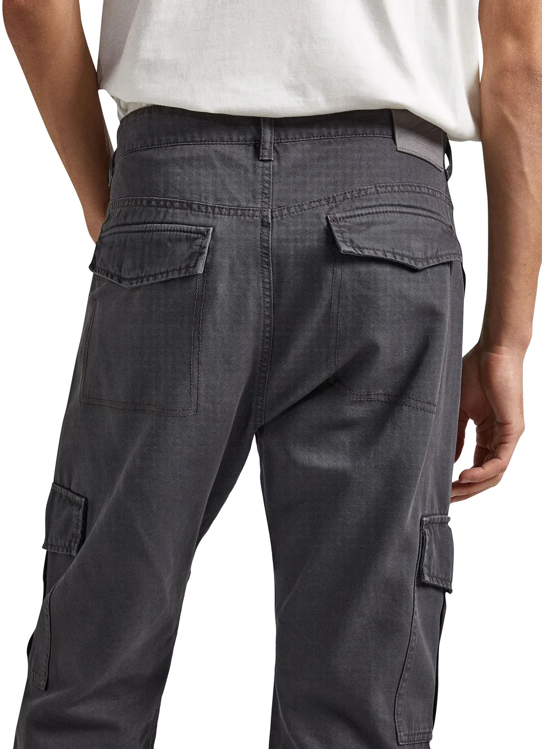 Pepe Jeans Nolan pantaloni uomo nero washed affusolato