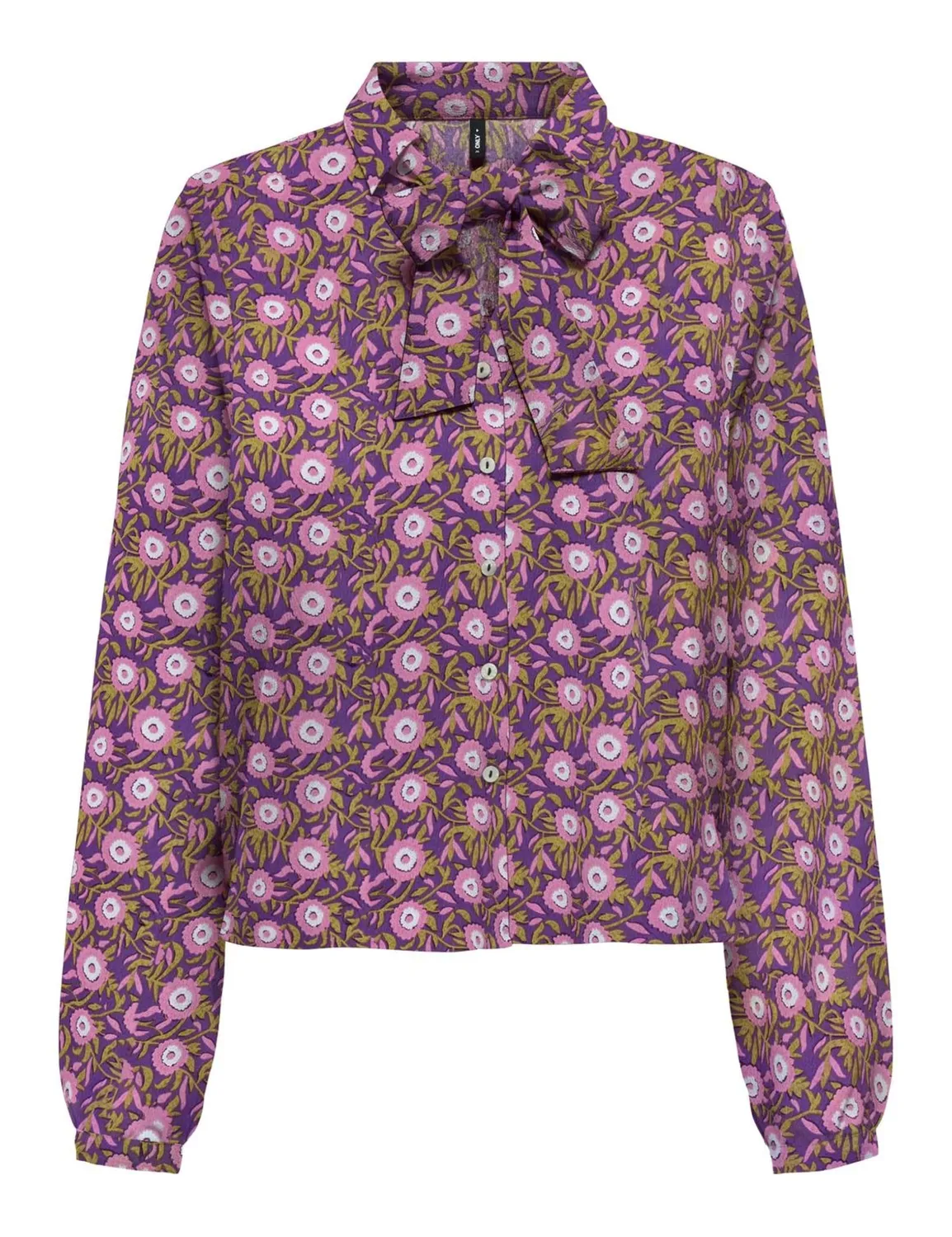 ONLY Onlnova Tyla top donna fiocco blu