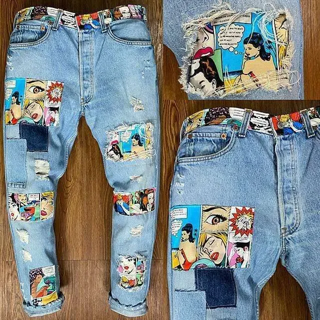 Levi's Vintage Fumetto Summer jeans con tessuto