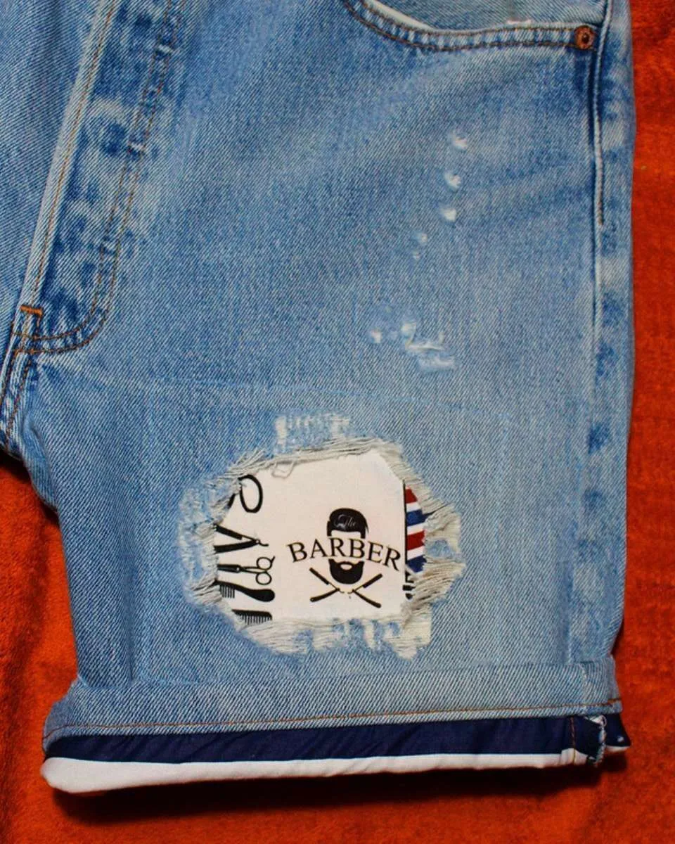 Never Say Never Levi's Vintage Bermuda Barber Old dipinto