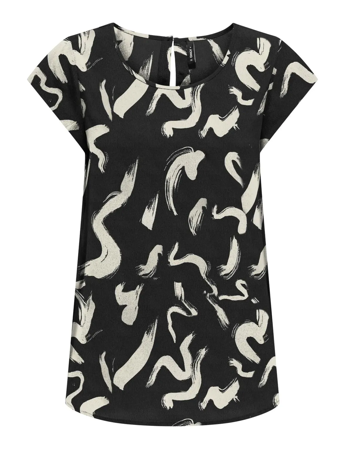 Only Onlnova Life Vis S/S Top AOP t-shirt gialla