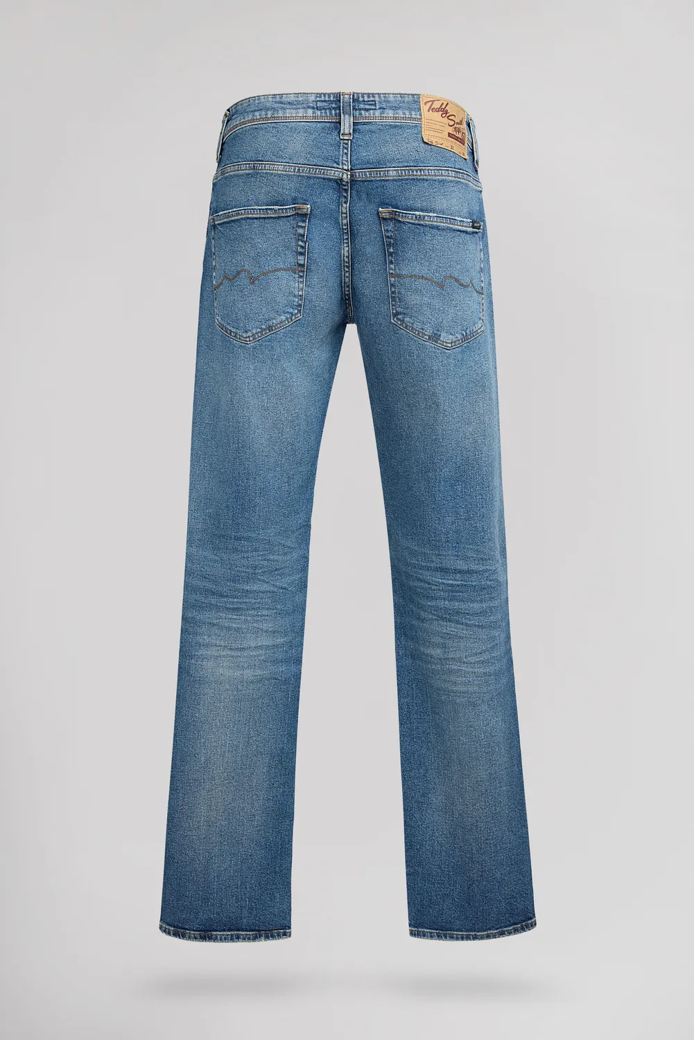 Teddy Smith Reg Jeans Dritto Uomo Vintage Dark L34 Cotone