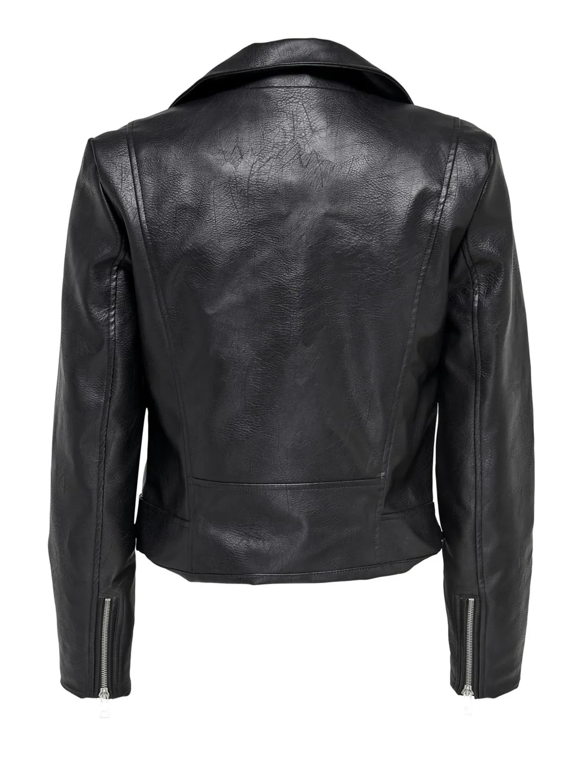 ONLY Onlvera giacca biker ecopelle nera cerniera