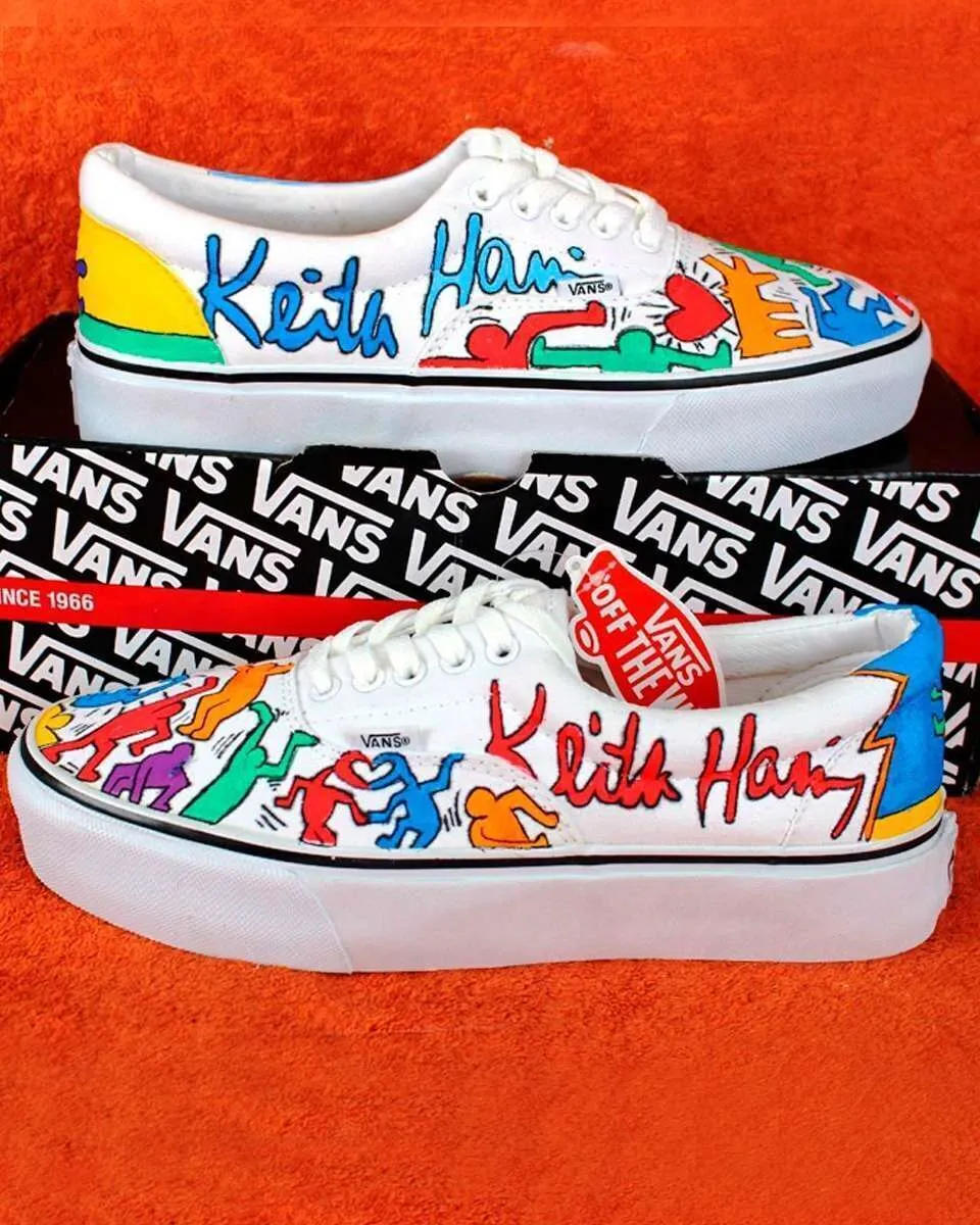 Vans Slip-On Keith Haring scarpe personalizzate