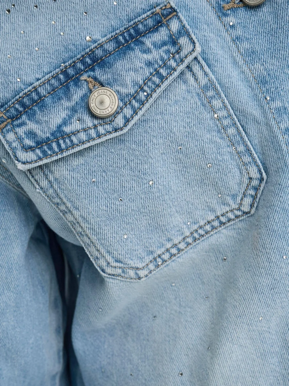 ONLY Onllumi giubbotto jeans L denim