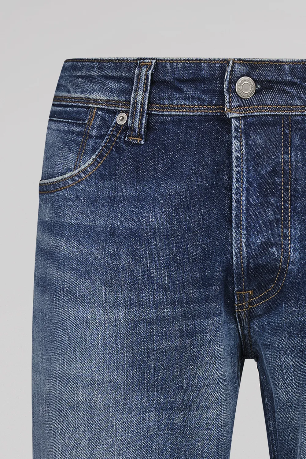 Teddy Smith REG L32 Dark Blue Stone Jeans Uomo Dritto