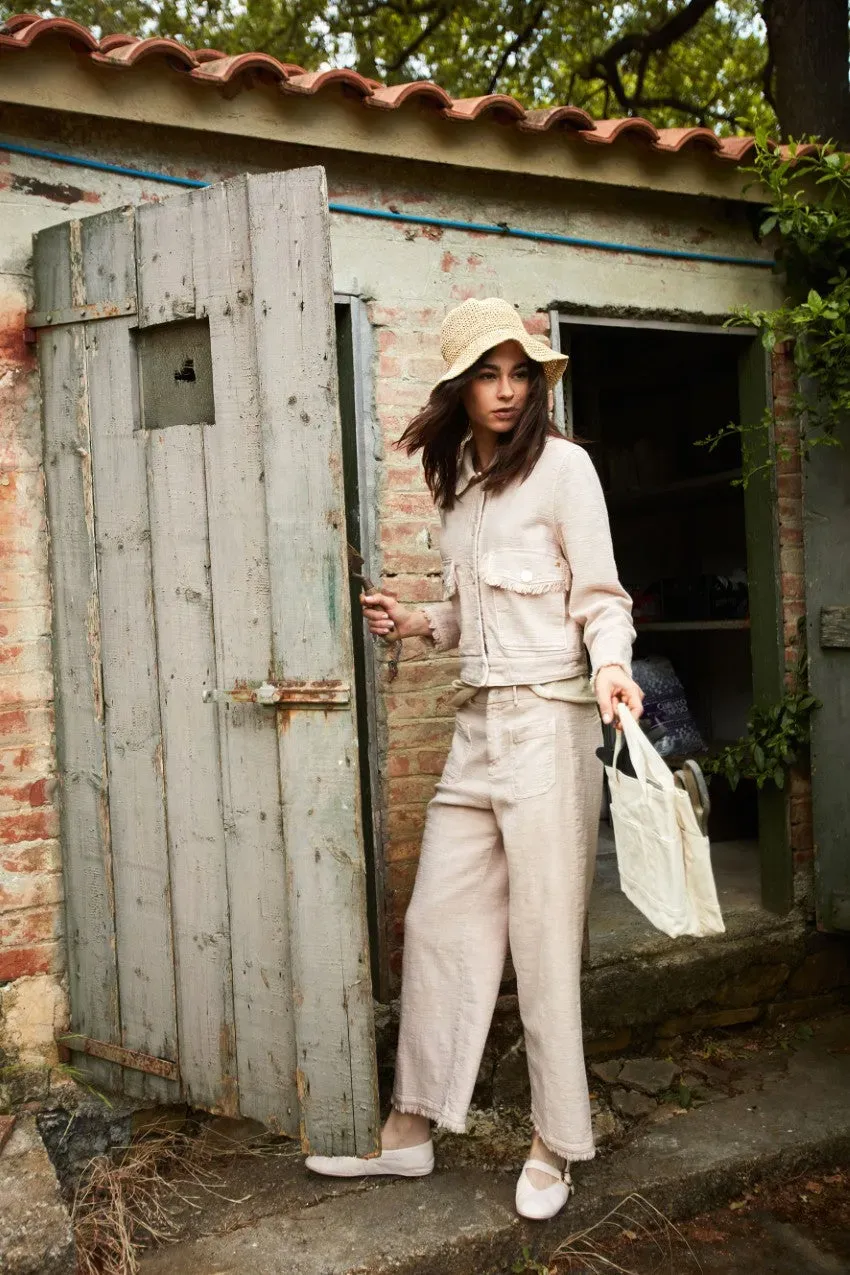 Mason's New York Studio Cropped chino donna rosa straight