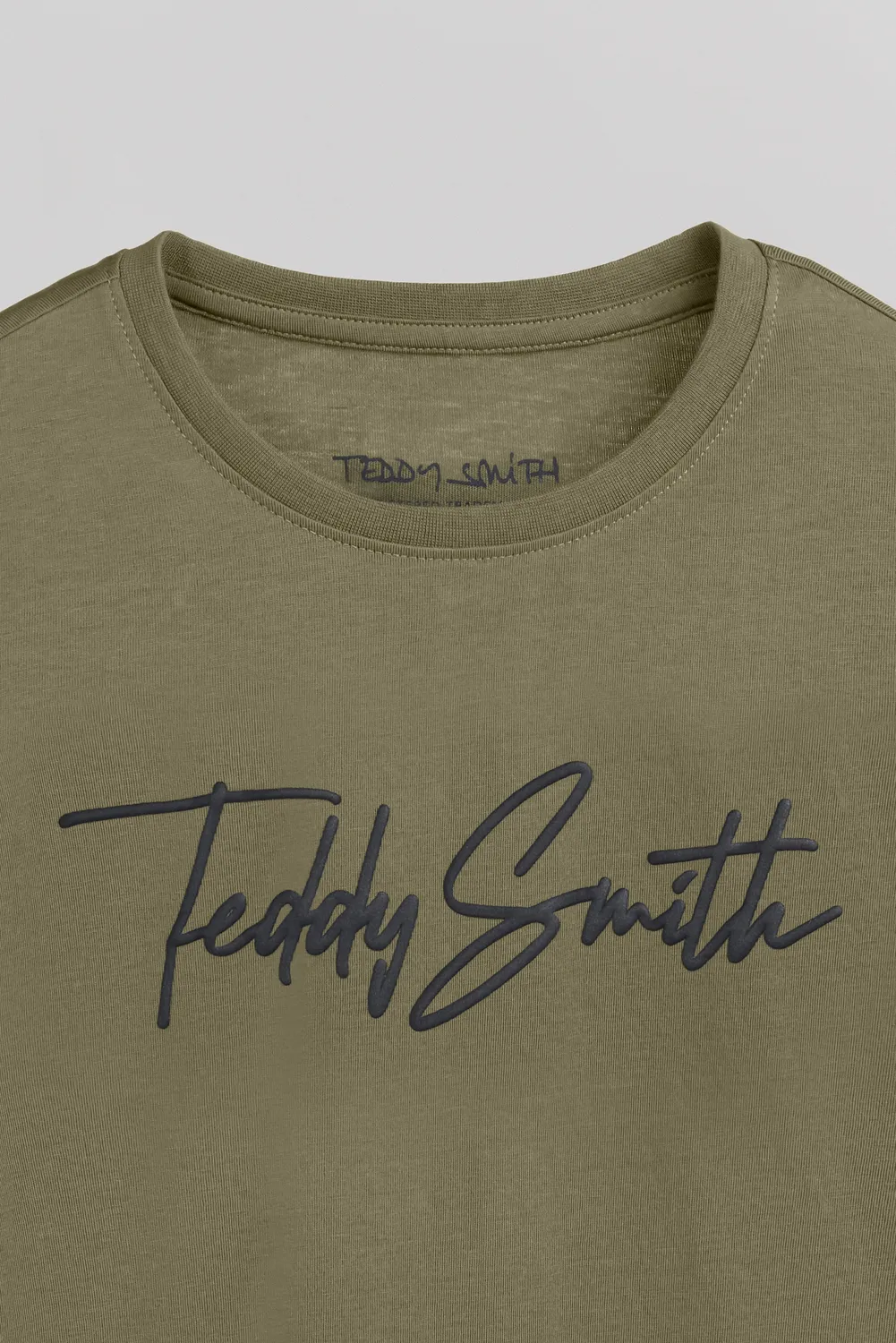 Teddy Smith T-Evan JR t-shirt kaki ragazzo