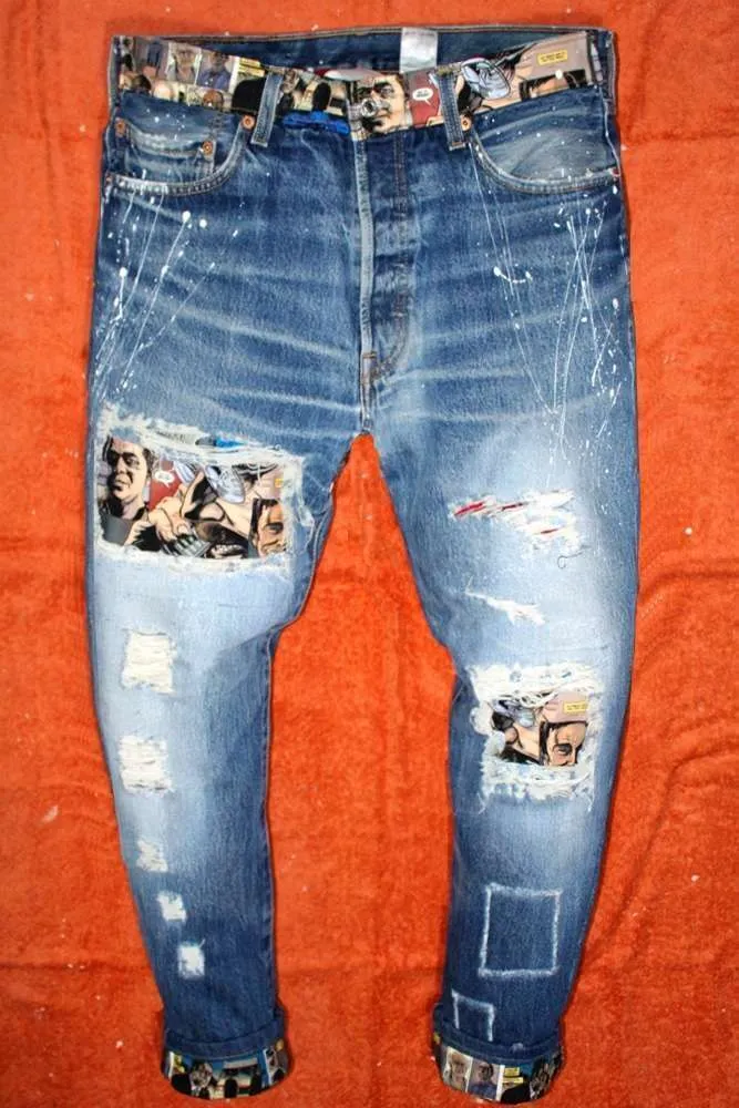 Levi's Vintage Breaking Bad jeans con tessuto serie tv inserto