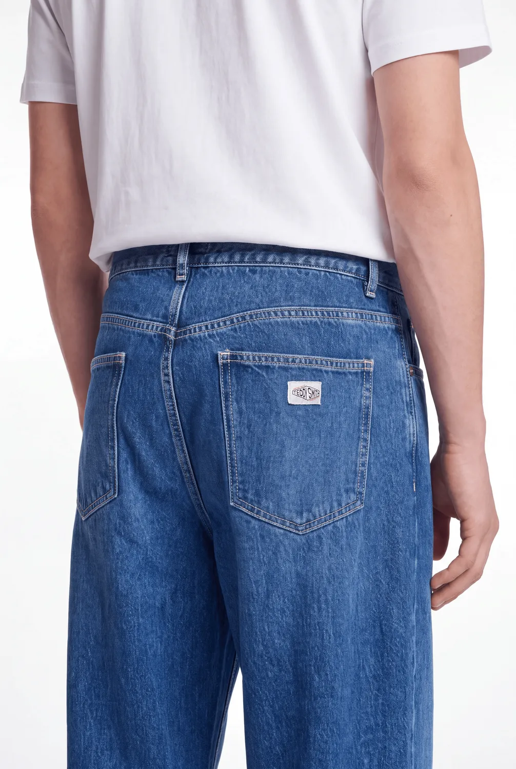 Teddy Smith Big Memphis jeans baggy uomo vintage indigo