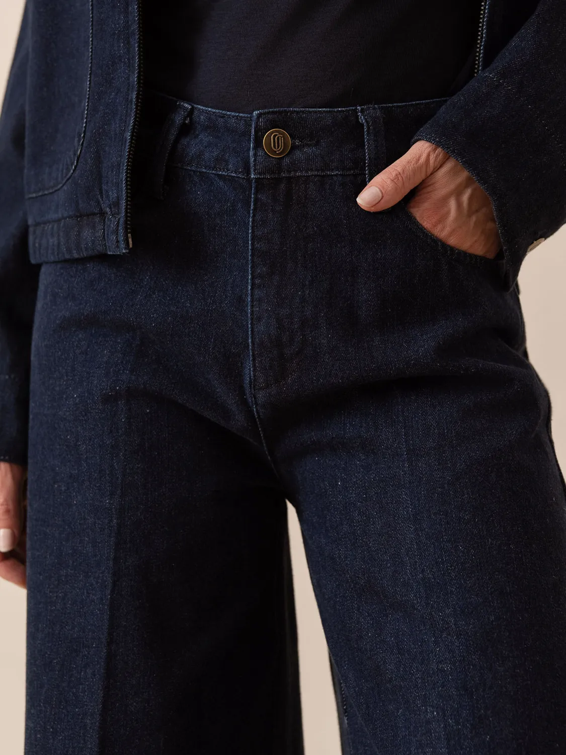 Oraije Pepino jeans palazzo brut vita alta
