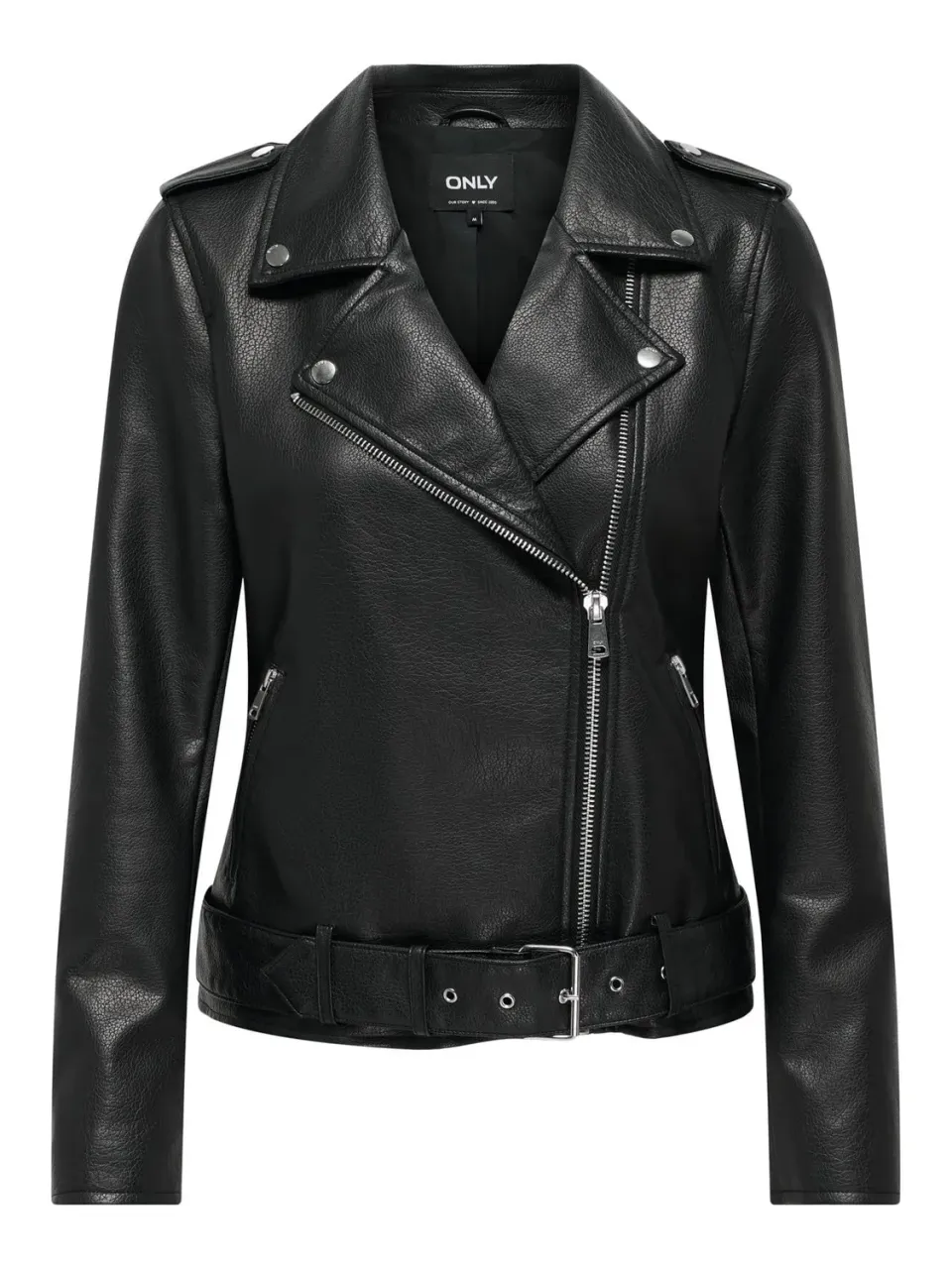 ONLY Onlmille Giacca Donna L finta pelle biker