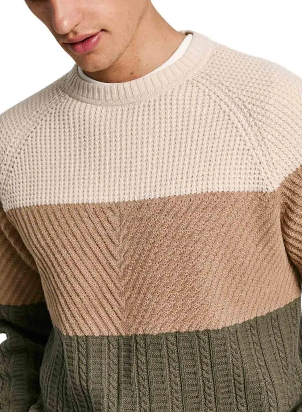 Pepe Jeans Cody Maglione Uomo M Color Block