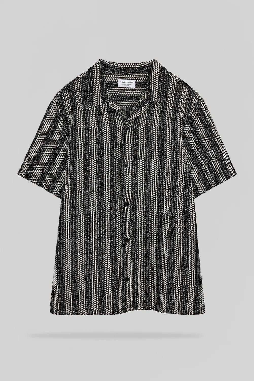 Teddy Smith C-Zeppelin camicia nera hawaiana