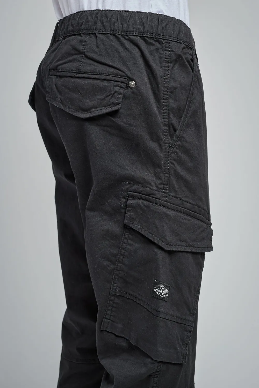 Teddy Smith P-Murray Cargo pantalone carbone relaxed uomo