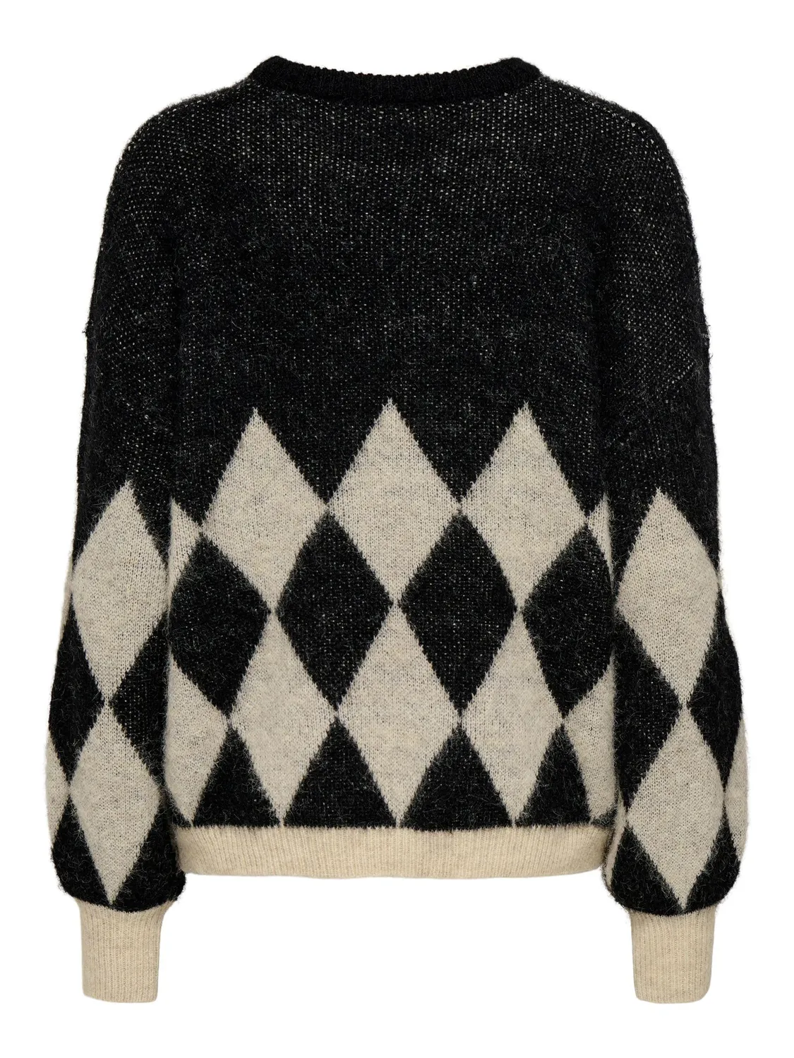 ONLY Onlnoeme Jq LS Life O-Neck Knt maglione jacquard