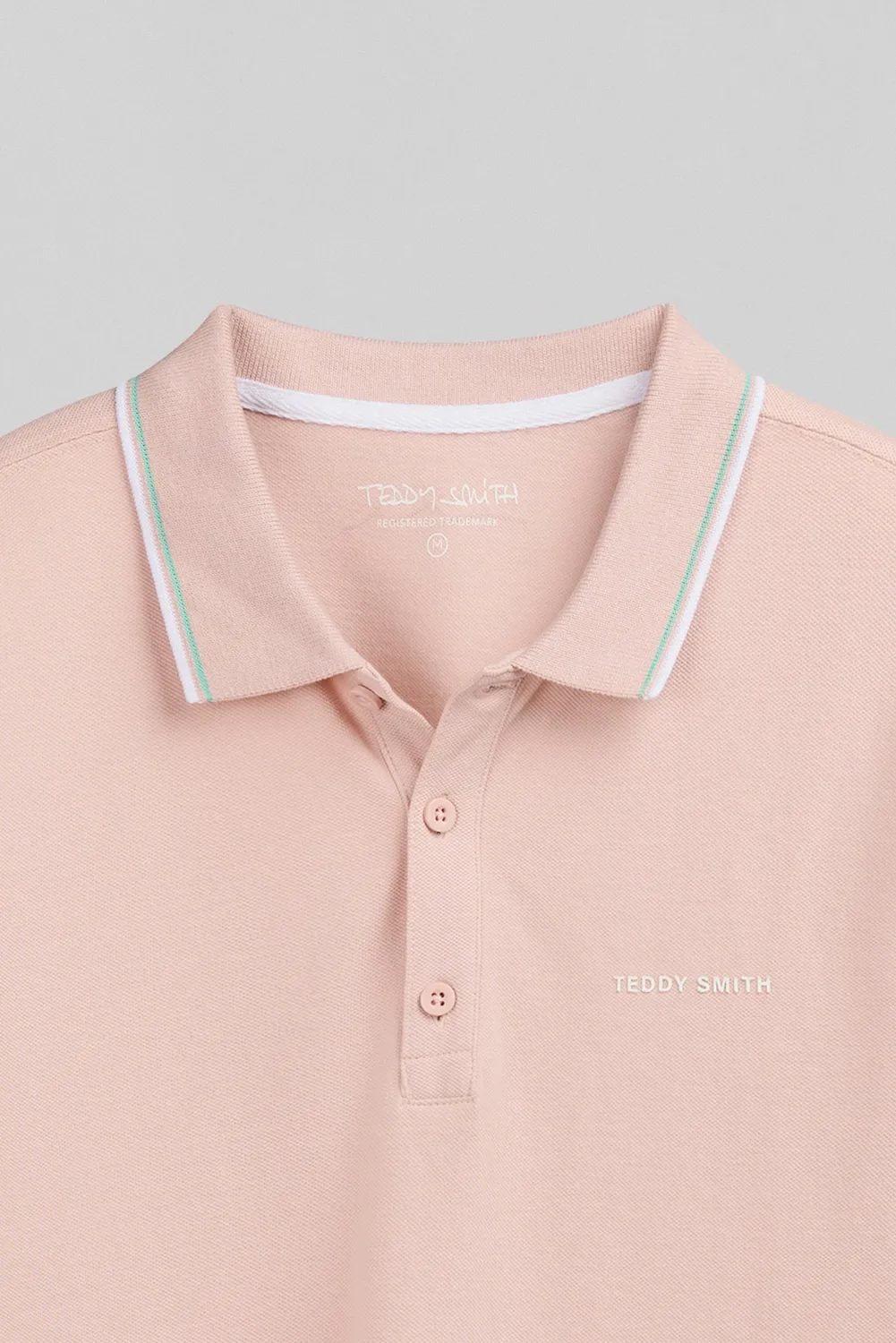 Teddy Smith Pasian 2 MC polo uomo rosa pastel
