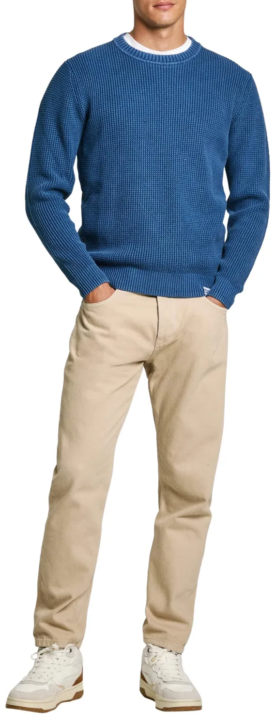 Pepe Jeans Maddox Maglione Uomo M Blu Tinto in Capo