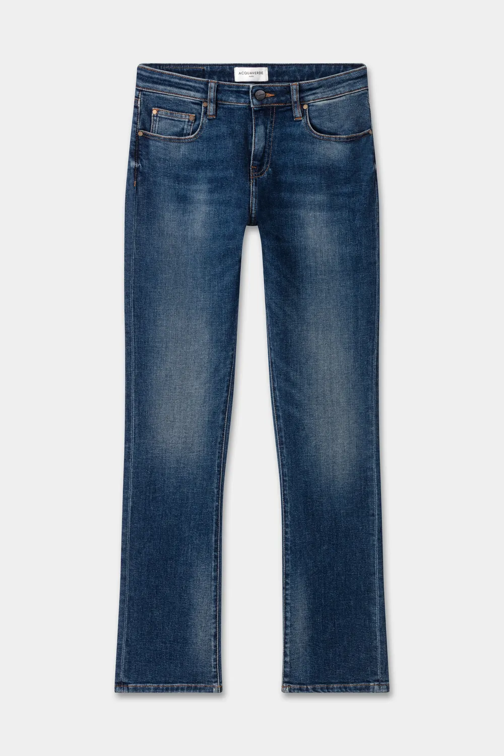 Acquaverde Diamond jeans Aged Wash dritti