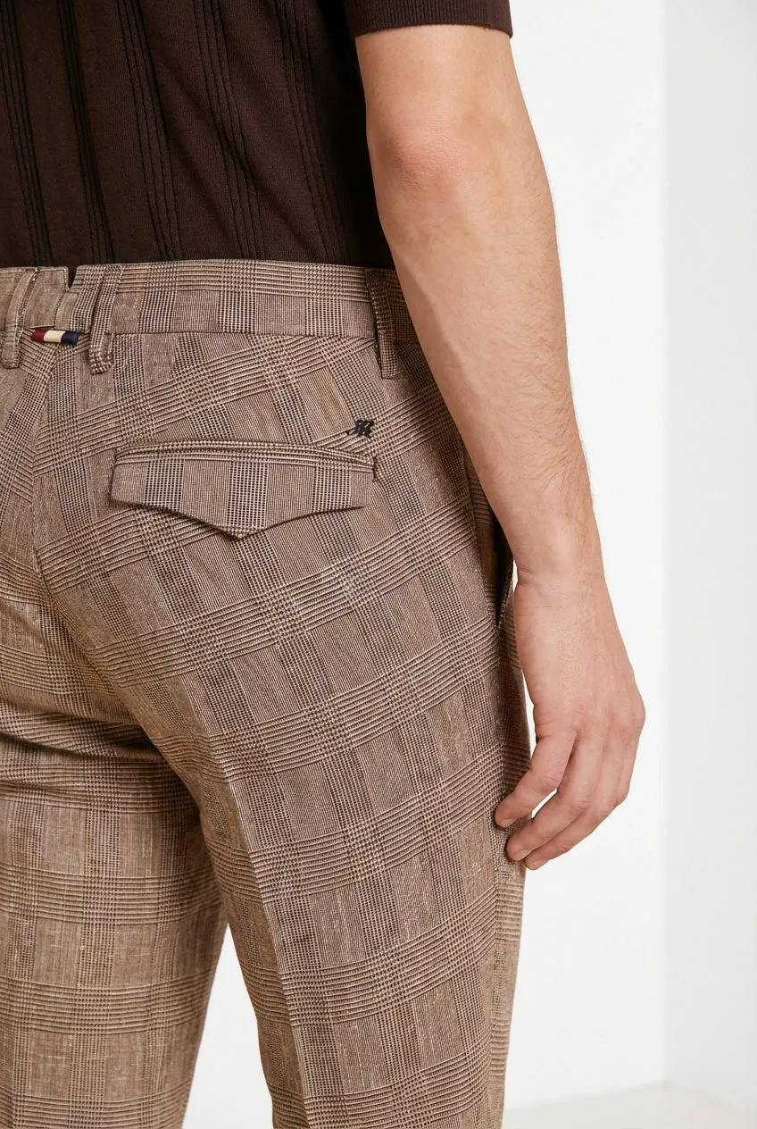 Mason's Torino City chino uomo galles slim testa di moro