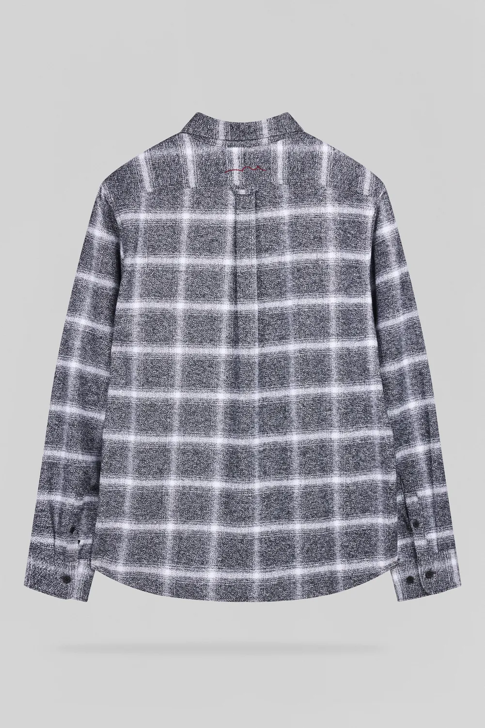Teddy Smith C-Peak ML camicia quadri mélange black cotone