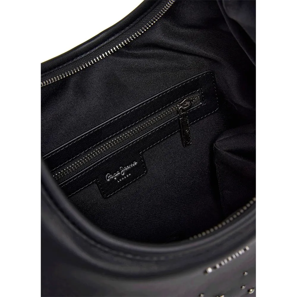 Pepe Jeans Nadia Cluster borsa donna nera borchie