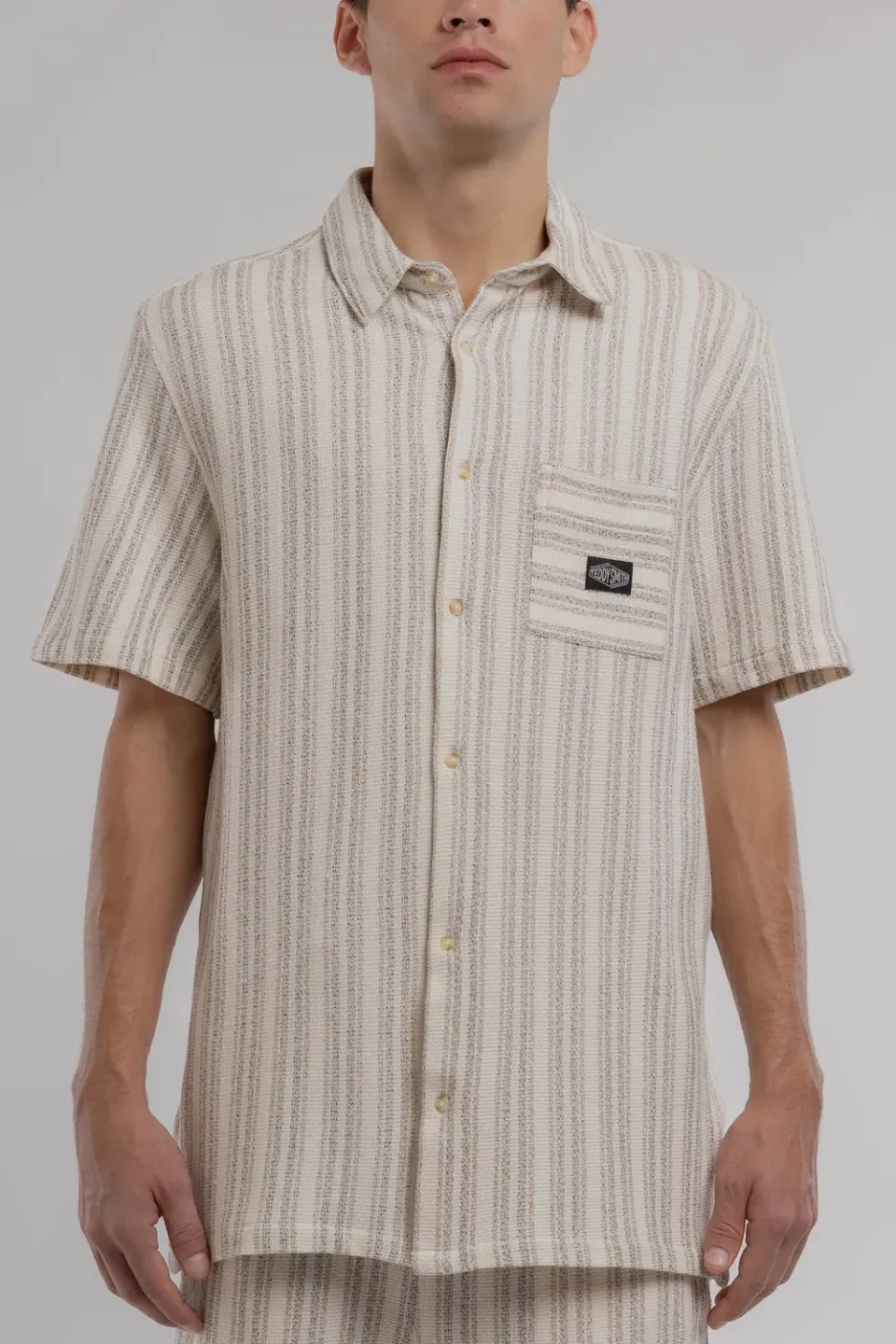 Teddy Smith C-Akuma MC camicia bianca maniche corte