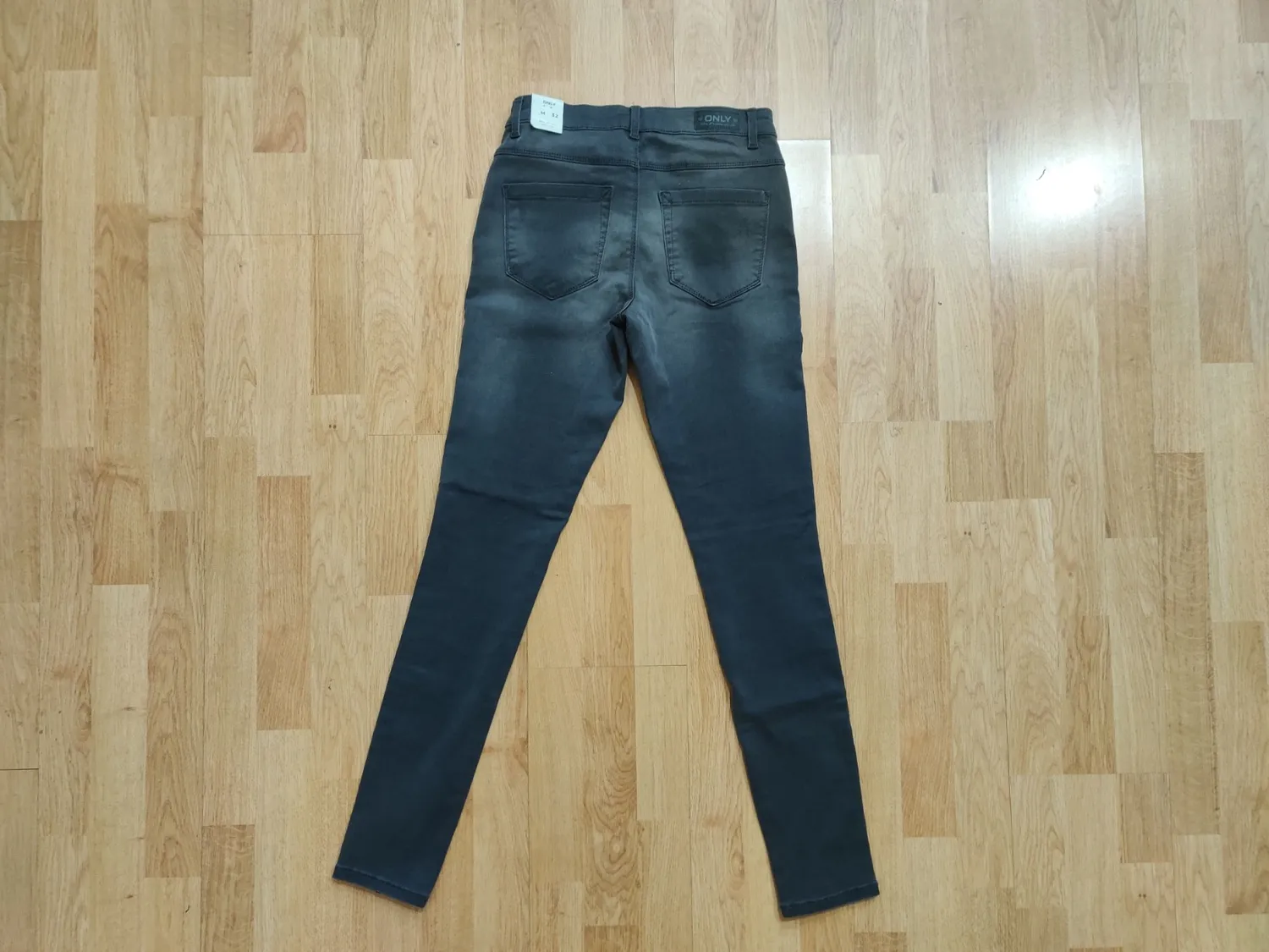Only Onlroyal HW Skinny Pocket Cut Ext jeans donna nero
