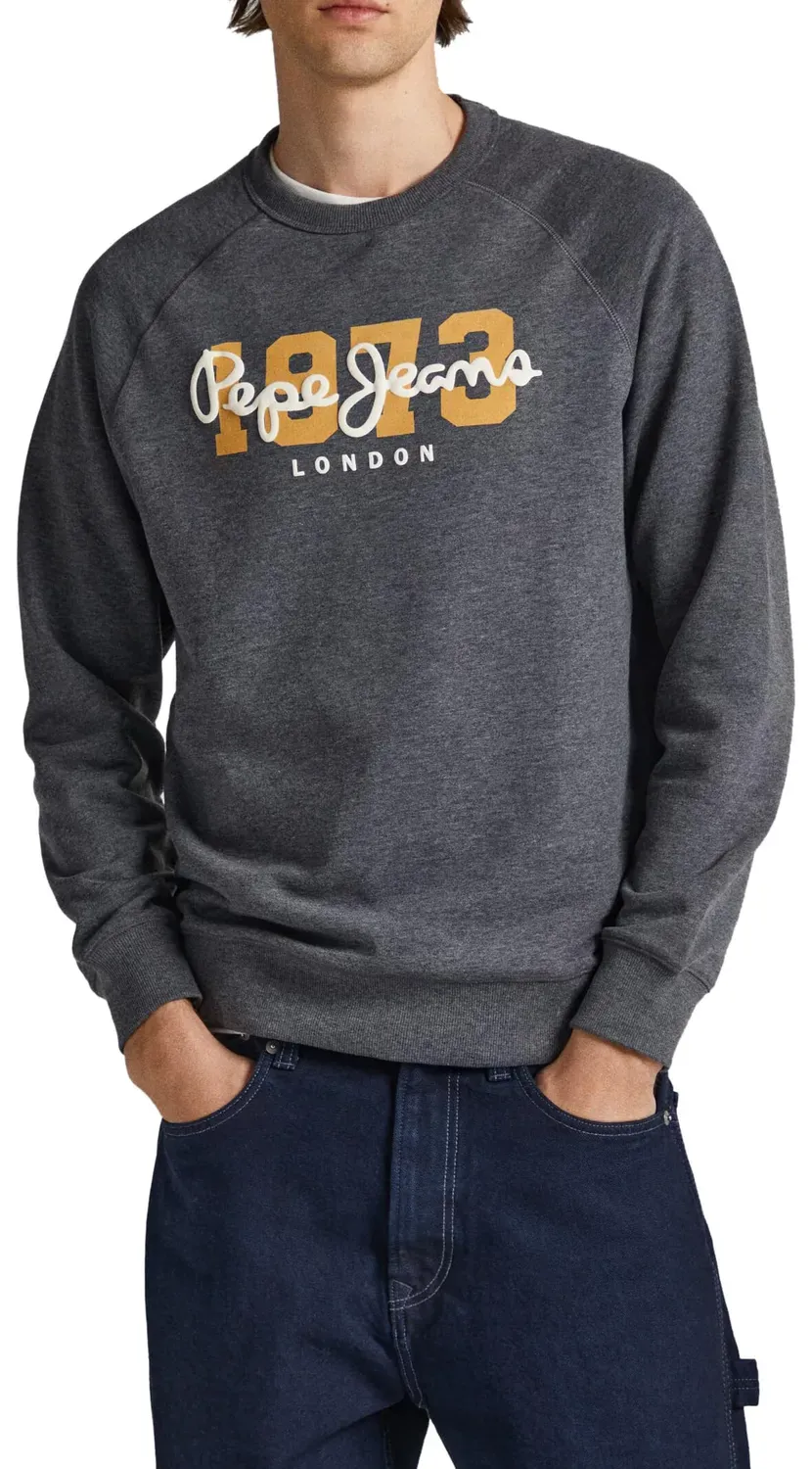 Pepe Jeans Meier felpa uomo grigia