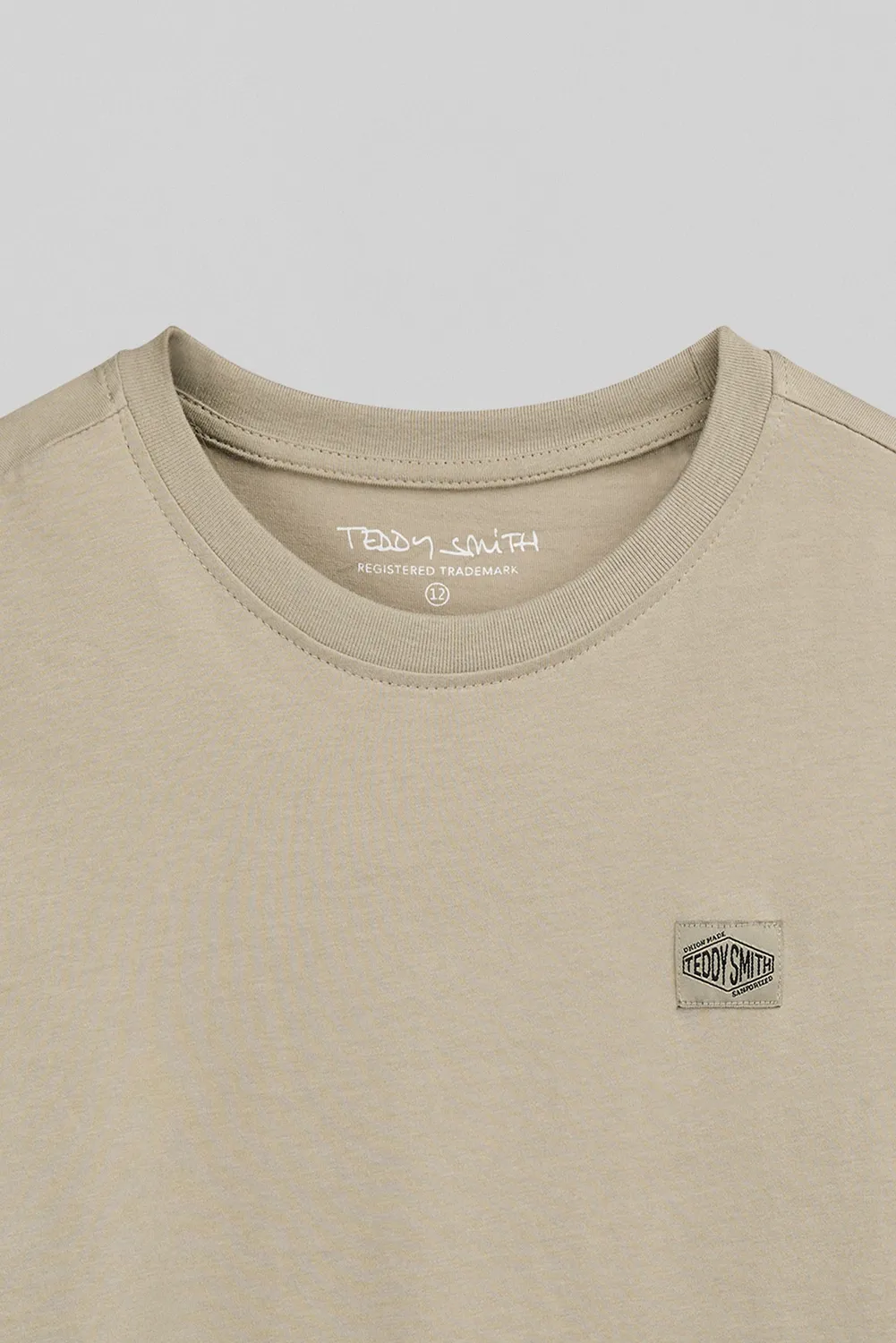 Teddy Smith T-Lionel t-shirt bambino bleach kaki