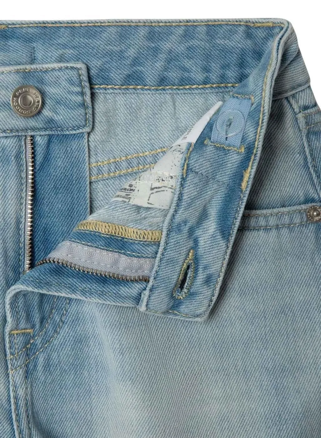 Pepe Jeans Patty Shorts jeans bambina vita alta denim chiaro