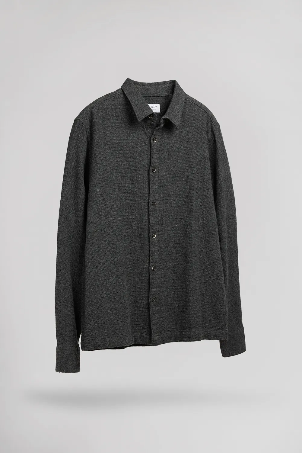 Teddy Smith C-Canyon ML camicia nera flanella cotone