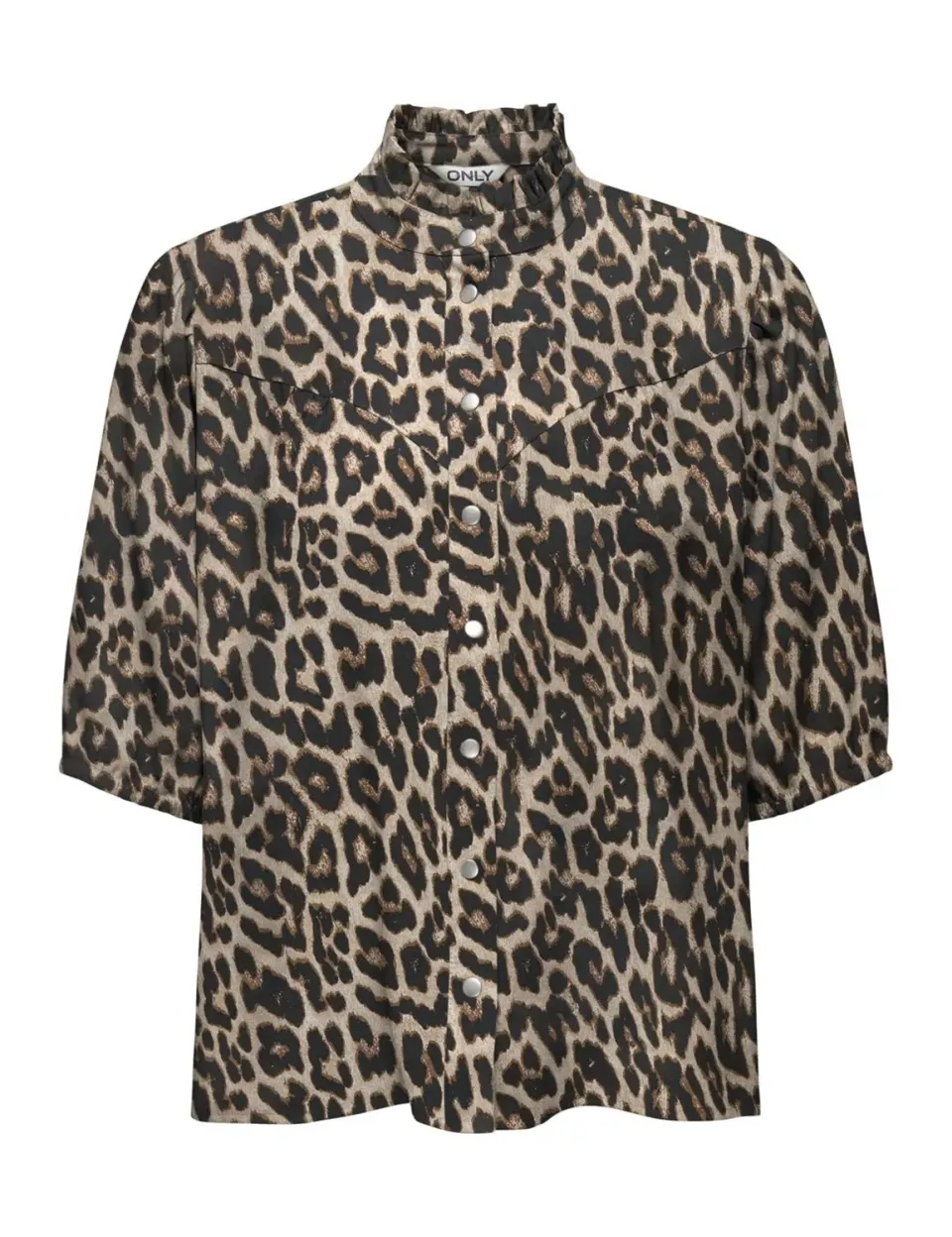 ONLY Onlaris Life 2/4 Camicia con Volant Peyote XS