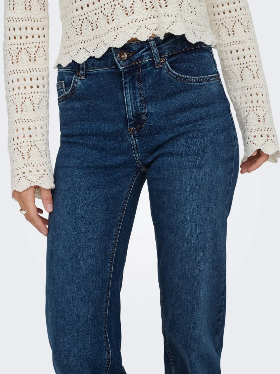 ONLY Straight Fit Jeans Donna S/30L Vita Media