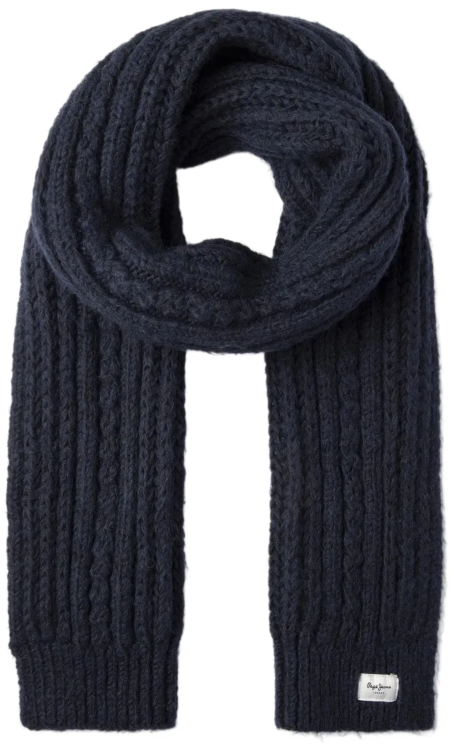Pepe Jeans Skyler B sciarpa ragazzo L blu navy morbida