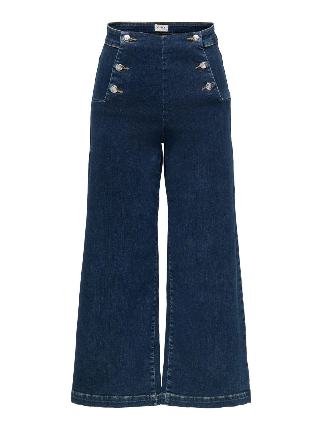ONLY Onlnew Madison Wide Crop Jeans Donna M blu