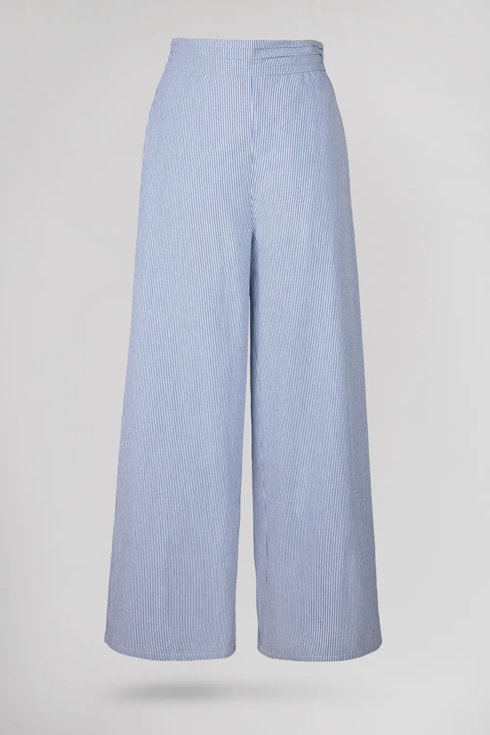 Teddy Smith P-Rebelle pantaloni larghi blu righe cotone