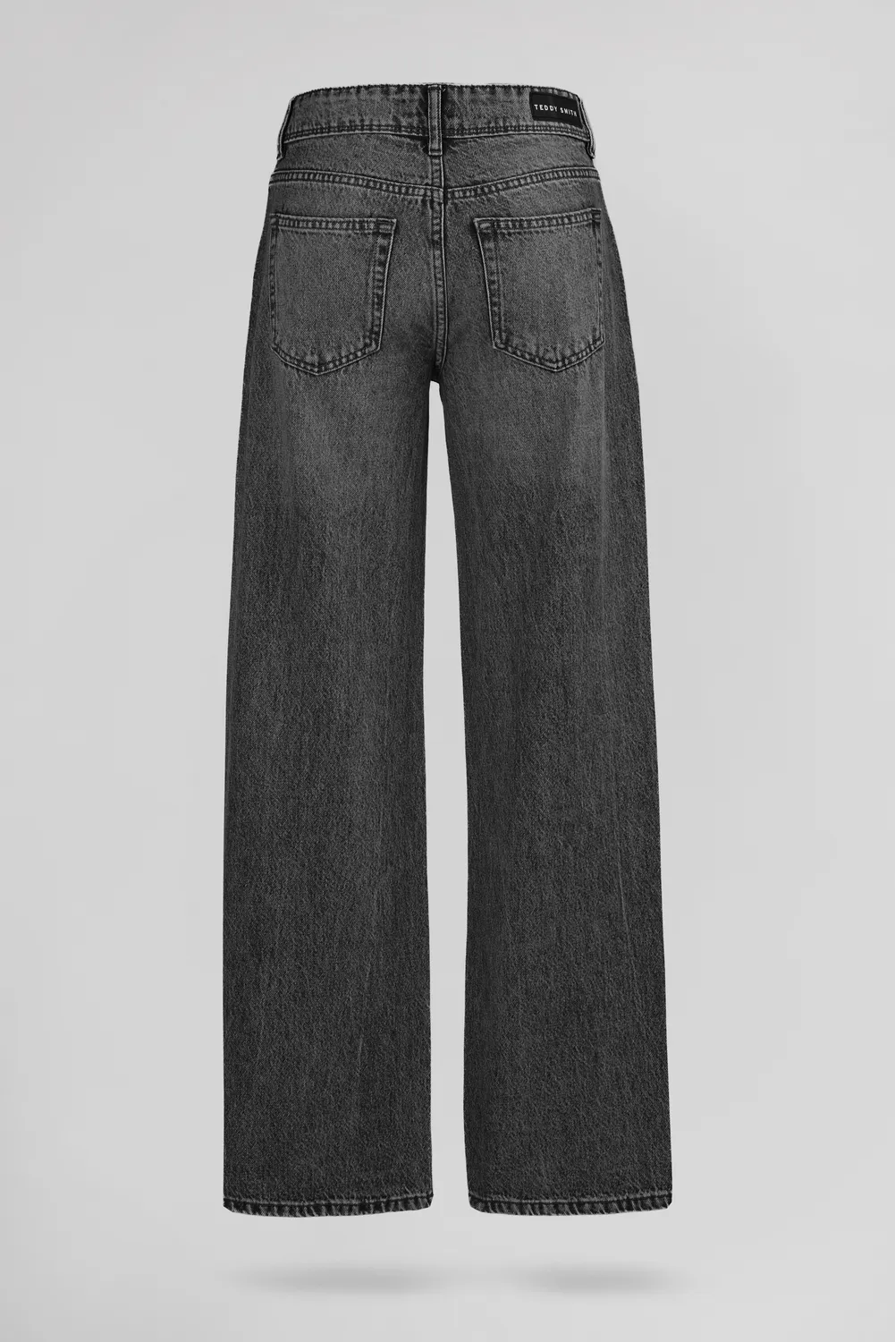 Teddy Smith P-Gladys Low jeans loose nero donna