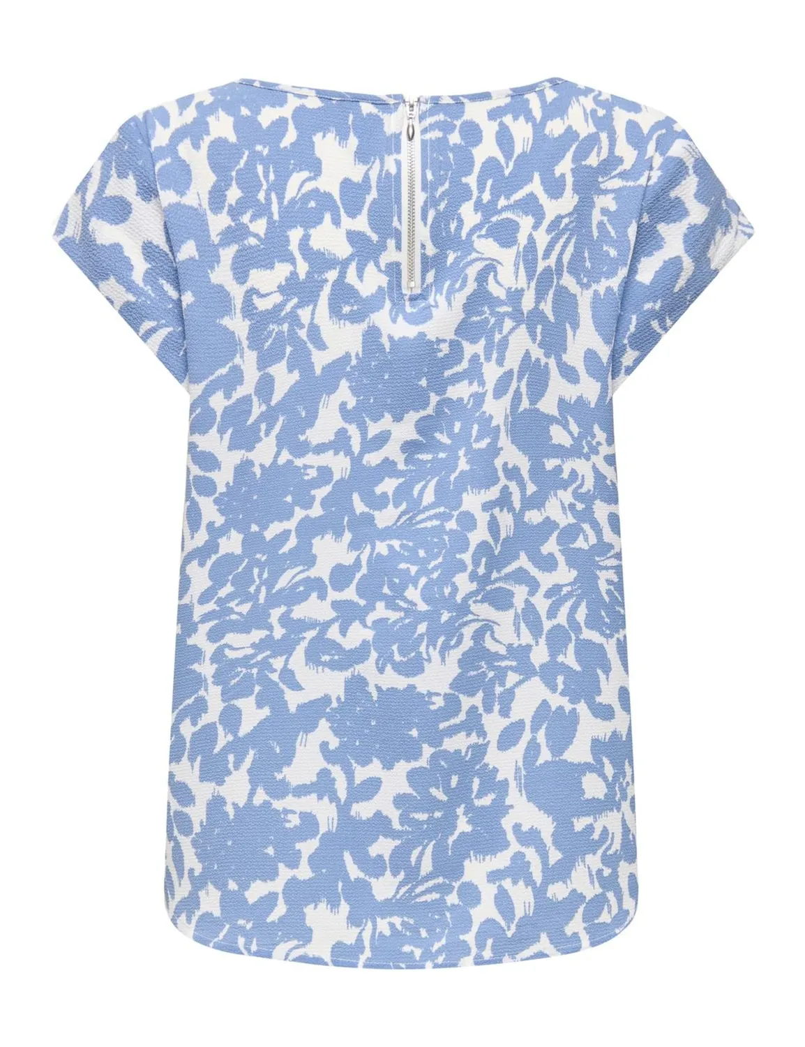 ONLY Onlvic top donna fantasia maniche corte tessuto