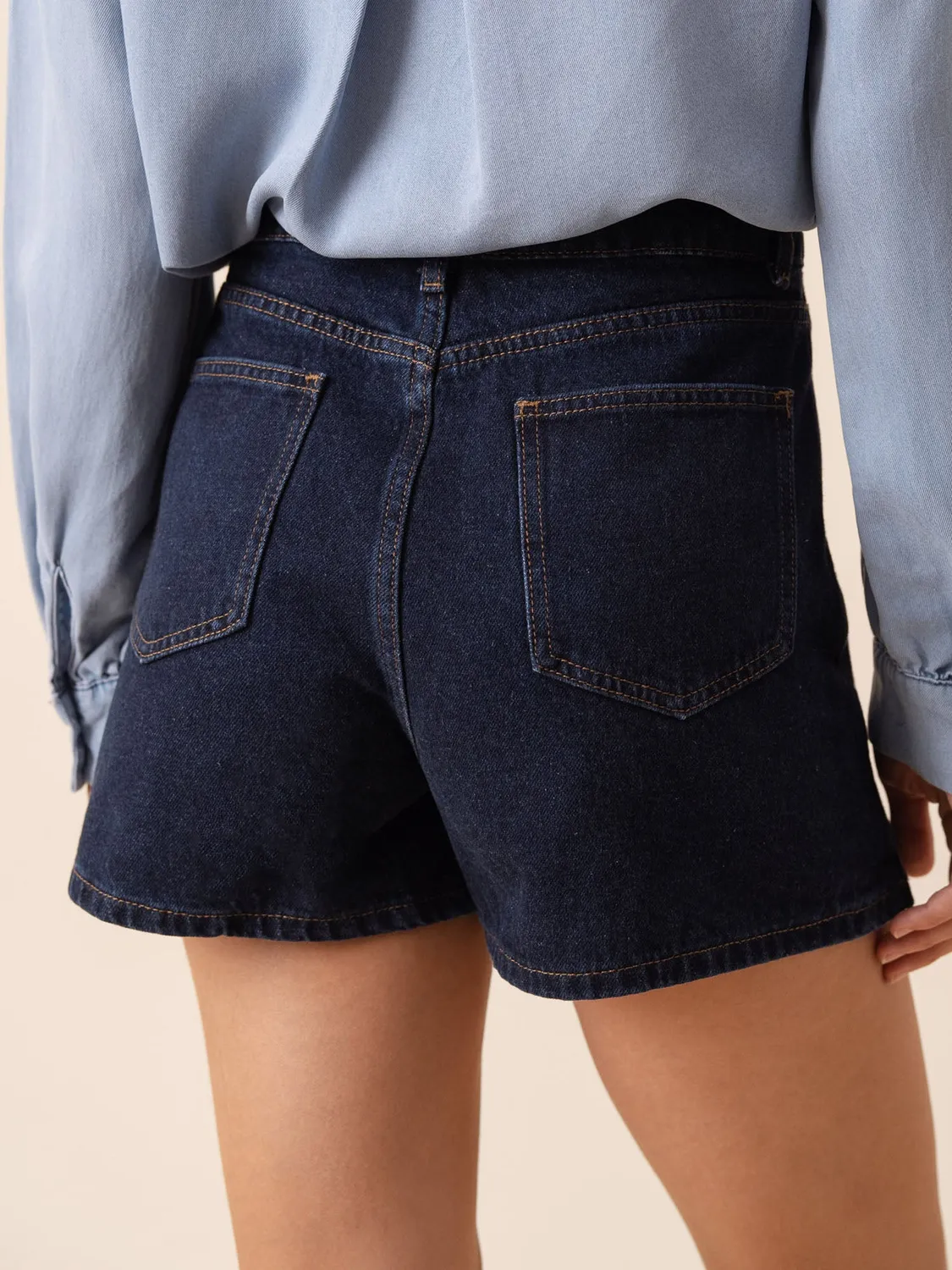 Oraije Jadene gonna shorts grezza